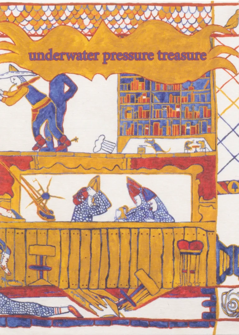 Einladungskarte zu underwater pressure treasure